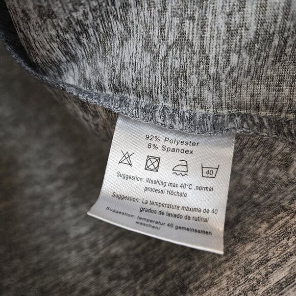 CoolRun Heather Gray Sleeveless Crew Neck Athletic Tank Top Womens XL - Picture 3 of 3